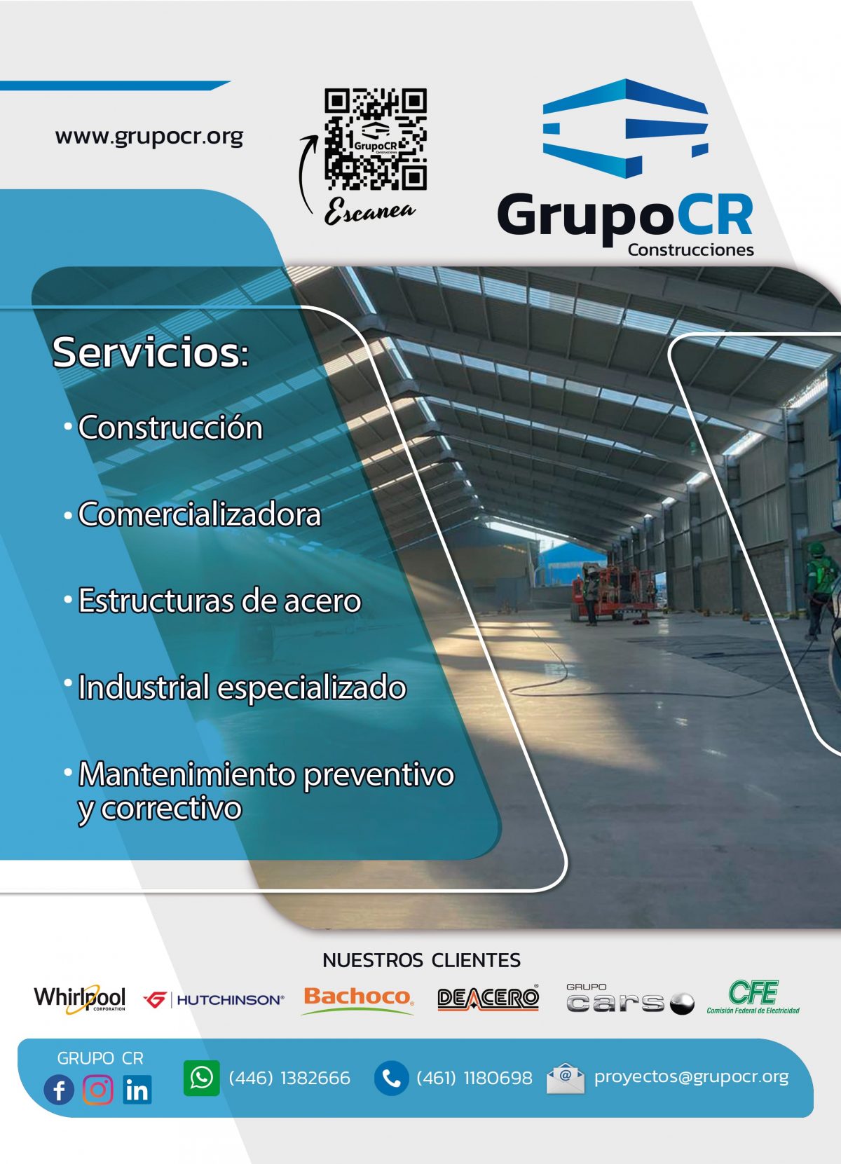 Grupo CR Construcciones expertos en soluciones de la construcción